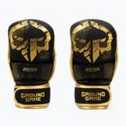 GroundGame MMA Cage Gold спаринг ръкавици черни MMAGLOCGOLDSM