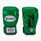 WINDY Classic Синтетична кожа зелени боксови ръкавици