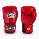 RAJA BOXING Единични стандартни боксови ръкавици от естествена кожа червени