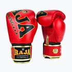 RAJA BOXING Произход Стандартна естествена кожа червени боксови ръкавици