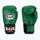 Боксови ръкавици RAJA BOXING Single Semi Leather green