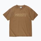 Мъжка тениска PROSTO Big Logo cinnamon beige