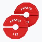Тежест за наслагване на HMS TSN100 2 x 1 kg червен