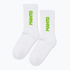 Чорапи MANTO Logotype white/green