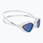 Огледални очила за плуване BuddySwim OzeanX Mirror white / blue
