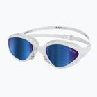 Огледални очила за плуване BuddySwim OzeanX Mirror white / blue