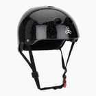 Triple Eight Сертифицираната каска Sweatsaver с черен блясък