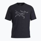 Мъжка тениска Arc'teryx Cormac Logo SS black heather