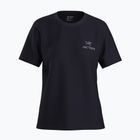 Arcteryx дамска тениска Kragg Sl Cotton Emblem Crew черна