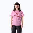 Дамска тениска Arcteryx Kragg SL Cotton Heatmap Crew pineberry