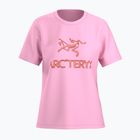 Дамска тениска Arcteryx Kragg SL Cotton Heatmap Crew pineberry