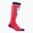 Детски скиорски чорапи Darn Tough Magic Mountain OTC Midweight with Cushion w/ Padded Shin raspberry
