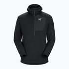 Мъжки Arc'teryx Delta 1/2 Zip Hoody поларен суитшърт черен 29664