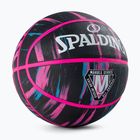 Spalding Мраморна баскетболна топка черна 84409Z