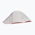Палатка за трекинг 2-местна Naturehike Cloud Up 2 Pro 20D light gray/red