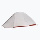 Палатка за трекинг 3-местна Naturehike Cloud Up 3 Pro 20D light gray/red