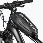 Rockbros B60 1,1 литра чанта за велосипедна рамка черна