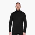 Мъжки термоактивен суитшърт Devold Breeze Plus Merino 200 Zip Neck black