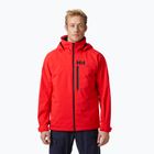 Мъжко ветроходно яке Helly Hansen Hp Racing Lifaloft Hooded alert red