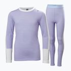 Helly Hansen JR Lifa Merino Midweight, светло лавандулово, детски комплект термобельо