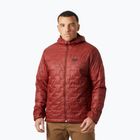 Мъжки хибридни якета Helly Hansen Lifaloft с качулка и изолатор mars red