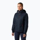 Дамско яке за ветроходство Helly Hansen Crew Hooded Pile navy