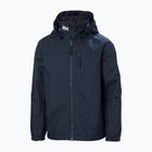 Детско ветроходно яке Helly Hansen Crew Hooded Jr 41813 navy