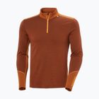 Мъжки термоактивен суитшърт Helly Hansen Lifa Merino Midweight 1/2 Zip iron oxide