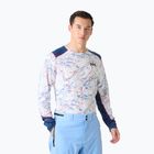 Мъжки термоактивен суитшърт Helly Hansen Lifa Active white slope map aop
