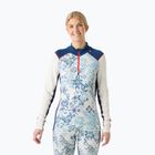 Дамски термоактивен суитшърт Helly Hansen Lifa Merino Midweight Gra 1/2 Zip bright blue new nordic aop
