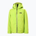 Детско скиорско яке Helly Hansen Alpha luminous green