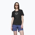 Дамска тениска NORRONA Cotton Viking caviar black