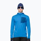 Мъжки суитшърт за трекинг NORRONA Falketind Warm1 Hood brilliant blue/dark blue