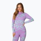 Дамски термоактивен суитшърт KARI TRAA Faith Half Zip violet