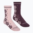 Дамски чорапи KARI TRAA Vinst 2 pack cocoa powder