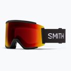 Ски очила Smith Squad XL black/ChromaPop Sun Red Mirror/ChromaPop Storm Yellow Flash