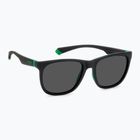 Polaroid PLD 2140/S матово черни зелени/сиви поляризирани слънчеви очила