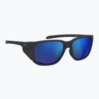 Мъжки поляризирани слънчеви очила Under Armour Glacial matte black/grey blue mirror silver o