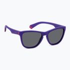 Polaroid PLD 8056/S матови виолетови/сиви поляризирани детски слънчеви очила