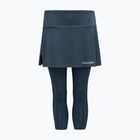 Дамска пола за тенис HEAD Club 3/4 Tights Skort navy