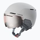 Дамска ски каска HEAD Cinema Pro W white/silver red