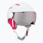 Детска ски каска HEAD Maja Visor white/silver red