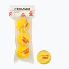 HEAD Tip Детски топки за тенис от червена пяна 3 бр. жълти 578363
