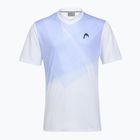 Мъжка тениска за тенис HEAD Topspin print vision m/navy
