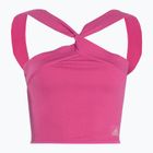 Дамски потник adidas Ribbed Active Seamless Halter Bralette 3D semi lucid fuchsia