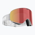 Скиорски очила Bliz Flow matt light grey/brown red multi/pink