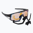 Bliz Vision Nano Optics Nordic Light S2 матово черно/светло коралово/оранжево синьо мулти очила за велосипед