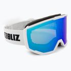Скиорски очила Bliz Spark white/smoke&blue