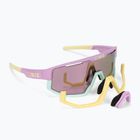 Очила за колоездене Bliz Fusion S3 matt pastel purple yellow logo / brown pink multi 52305-34
