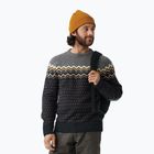 Мъжки плетен пуловер Fjällräven Övik Knit Sweater dark navy